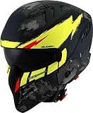 Suomy Armor Hi Volt Casco jet (nero/giallo, M (57/58)