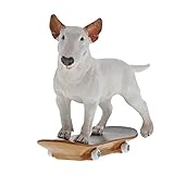 Skateboard (Jimmy the Bull) Dog Figurine