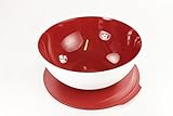 TUPPERWARE G06 Ciotola Allegra da 5,0 L bianco rosso