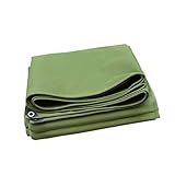 Telone Tenda, Tela di Canapa Spessa All aperto Tela Cerata Antivento Protezione Solare Pioggia Tendalino Parabrezza Telone Verde Militare DGLIYJ (Color : ArmyGreen, Size : 4×6m)