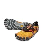 Vibram FiveFingers V-Run - Scarpe da uomo, Giallo dorato/nero, 44 EU