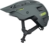 Abus Casco da MTB MoDrop - casco da bici robusto con buona ventilazione per mountain bike - vestibilità individuale - unisex - grigio, taglia S