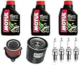 KIT TAGLIANDO HONDA TRANSALP 600 OLIO MOTUL FILTRO OLIO ARIA CANDELE