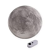 Luce notturna Moon In My Room, Uncle Milton, Basic Fun, 18025, luce notturna per bambini, scorri le 12 impostazioni lunari, luce con telecomando, lampada lunare STEM per bambini