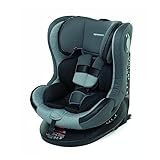 Foppapedretti Seggiolino Auto FP360, Gruppo 0/1/2/3 (0-36 Kg), Seduta Girevole a 360°, per bambini dalla nascita a 12 anni, IsoFix, conforme ECE R44, Poggiatesta e Schienale Regolabili, Silver