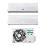 Climatizzatore Hisense New Comfort dual split 9000+9000 btu inverter 2AMW35U4RRA in R32 A++