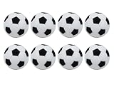 Set di 8 Palline da Calcio Balilla, di Alta qualità e silenziose da 32 mm, perfette per Il Calcio Balilla e Il biliardino