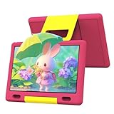 FYMLCPFY Tablet Bambini 10 Pollici,Tablet per Bambini Android 13,6GB RAM+64GB ROM(128GB Espandibile，Controllo Parentale，5000mAh，Doppia Fotocamera，Tablet con WiFi Bluetooth，(Rosa)