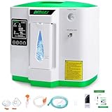 DEDAKJ Concentratore di Ossigeno, Regolabile Telecomando Atomizzabile Flusso Generatore 2-9L / min 93% ± 3% Elevata Purezza Portatile Certificato CE Casa e Viaggi (2AW)