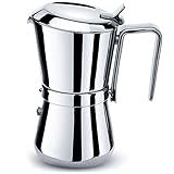 Carlo Giannini Caffettiera Acciaio inox 6 o 3 tazze con riduttore