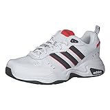 adidas Strutter Shoes, Sneaker Uomo, Cloud White/Core Black/Active Red, 39 1/3 EU