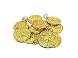 GTBITALY 60.048.20 10 medaglie di San Benedetto Dorate Oro con Anello 2 cm
