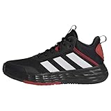 adidas Ownthegame Shoes, Scarpe da Basket Uomo, Core Black Ftwr White Carbon, 46 2/3 EU