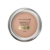 Max Factor Miracle Touch, Fondotinta Coprente con Acido Ialuronico, 070 Natural, 12 ml