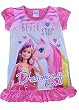 Barbie Camicia da notte per ragazze, rosa, 2-3 Anni