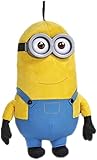 Play by Play Minions Rise of Gru Peluche Minions Peluche premium Nuova selezione Bob, Otto, Kevin, Stuart, Dave con occhi in PVC Licenza originale (Kevin 30cm)