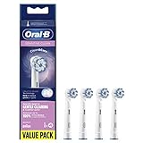 Oral-B Sensitive Clean Testine di Ricambio, Confezione da 4 Pezzi