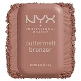 NYX Professional Makeup Bronzer, Per un Look Abbronzato e Luminoso, Tenuta fino a 12h, Resiste alle Sbavature, No Transfer, Buttermelt, Tonalità: Deserve Butta, 5 g