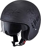 Suomy Casco Rokk Old School Rider Scratch Gunmetal, Gunmetal, S