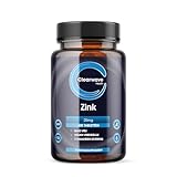 Compresse di zinco - 400 compresse di zinco premium - Compresse di zinco da 25 mg facili da deglutire (citrato) - Adatte per vegetariani e vegani - Integratori di zinco premium di Clearwave Health