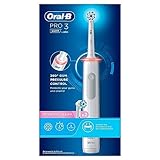 Oral-B Spazzolino Elettrico Ricaricabile Pro Series 3 Bianco, 2 Testine di Ricambio. 1 Spazzolino