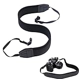 Tracolla per reflex Fotocamera, Tracolla Fotocamera, Cinghia a tracolla in Tela Cotone Intrecciata con Fibbie regolabili, Accessori Fotocamere, universale azione Rapida Spalla Sling, per DSLR SLR