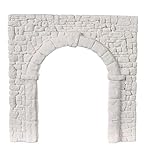 Arco con Muro frastagliato Gesso da colorare presepe Napoletano 20x20 cm