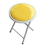 MilaniHome Sgabello Slim Giallo per Interno Sala da Pranzo Salotto Cucina Ufficio