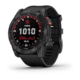 Garmin fēnix 7X Solar, Smartwatch con ricarica solare, 51mm, Display 1,4", Touchscreen, +30 Sport, GNSS multi-band, Cardio, SpO2, Mappe, Musica, Garmin Pay, Autonomia 37 giorni (Slate Gray & Black)