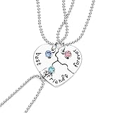 Confezione da 3 collane BFF Collana dell amicizia Forever Best Friends for Girls Regali di compleanno Collana con ciondolo Regali,Collana con Ciondolo A Forma di Puzzle per Coppie Uomo Donna