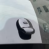 Copertura della ciotola della maniglia della porta del bagagliaio posteriore dell auto per Smart 453 fortwo, accessori per la copertura della ciotola della maniglia della maniglia del portellone