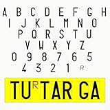 Autodomy Confezione Lettere e Numeri Adesivi per Targa Ripetitrice per Rimorchi e Carrelli Appendice Serie Completa Adesive