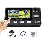 FEELWORLD L2 Plus Multi Camera Video Mixer Switcher con 5.5 pollici LCD Touch Screen PTZ Controller Chroma Key 4 Ingressi HDMI Uscita USB3.0 Formato Real Time Production Live Streaming