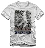 Bisura T-Shirt Gigi Riva Cagliari By (Uomo, Bianco)