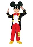 Ciao Topolotto Costume Bambino, Nero/Rosso/Bianco, 3-4 Anni