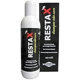 RESTAX Shampoo Sebo Care delicato per capelli grassi, con serenoa repens, senza parabeni, tutela del capello, anticaduta, controllo secrezioni di sebo