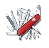 Victorinox, Handyman, Coltellino Svizzero, Originale, Multiuso, Campeggio, 24 Funzioni, Lama, grande, Cavatappi