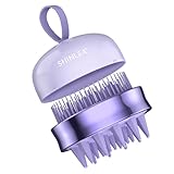 SHINLEA Scalp Massaggiatore per cuoio capelluto, per clean, shampoo a doppia faccia, spazzola per massaggio della testa, spazzola per capelli, spazzola per massaggio per capelli, inserto bagnato e