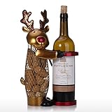 SJZS Wine Rack Netted Natale Renna Vino Wine Rack Animal Titolare Cork Container Mestieri pratici for Natale Decorazioni Regalo di Natale