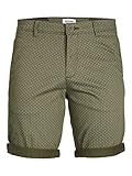 JACK & JONES PLUS Jpstbowie Jjshort Sa Printed SN PS Pantaloncini Chino, Night/Dettaglio: tè AOP Tea, 42 Uomo