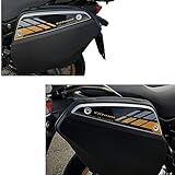 Resin Bike Adesivi Moto Compatibile con Suzuki V-Strom 650 XT ABS 2020 2021 Nero e Giallo. Protezioni Borse Laterali 26 e 29 Lt da Urti e Graffi. Coppia Adesivi 3D Resinati