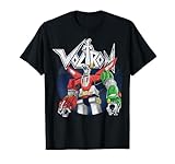 Voltron: Defender of the Universe Distressed Circle Portrait Maglietta