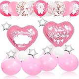 Set Di 2 Palloncini Battesimo Bimba,Battesimo Bimba Decorazioni,Il Mio Battesimo Palloncini Battesimo,Palloncini Battesimo Bambina,Decorazioni Battesimo Bimba,Palloncino Battesimo Bimba