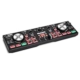 Numark DJ2GO2 Touch - Controller per DJ Compatta USB con 2 Deck per Serato DJ, con Mixer / Crossfader, Scheda Audio e Jog Wheel Capacitive Sensibili al Tocco