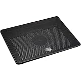 Cooler Master NotePal L2 Cooler per Laptop - Design Leggero ed Ergonomico, Ventola Silenziosa Blu LED da 160 mm, Piastra Metallica Perforata, Compatibile con Notebook Fino a 17 Pollici