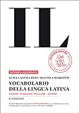 Vocabolario della lingua latina in brossura.