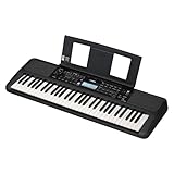 Yamaha PSR-E383 - Tastiera Portatile per Principianti con 61 tasti, 650 Voices, 48 note di polifonia, 260 Styles di auto accompagnamento, 2 Lezioni Online con un insegnante delle scuole Yamaha