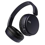 JVC Cuffie senza fili con Bluetooth 5.2, microfono, 35 ore di batteria, 3 modalità audio ed equalizzatore. Leggero, basso potente e design regolabile, HA-S36W-A (blu)