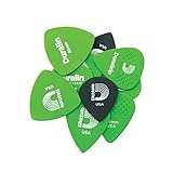 Confezione di plettri D Addario Duralin, varie forme, medi