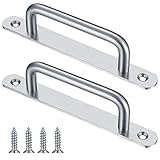 2 Pezzi Maniglia Porta Scorrevole Acciaio Inox,Maniglie per Porte Scorrevoli per Porta per Cassetti Porte Armadietto Armadio Garage Esterno Interne - 160MM